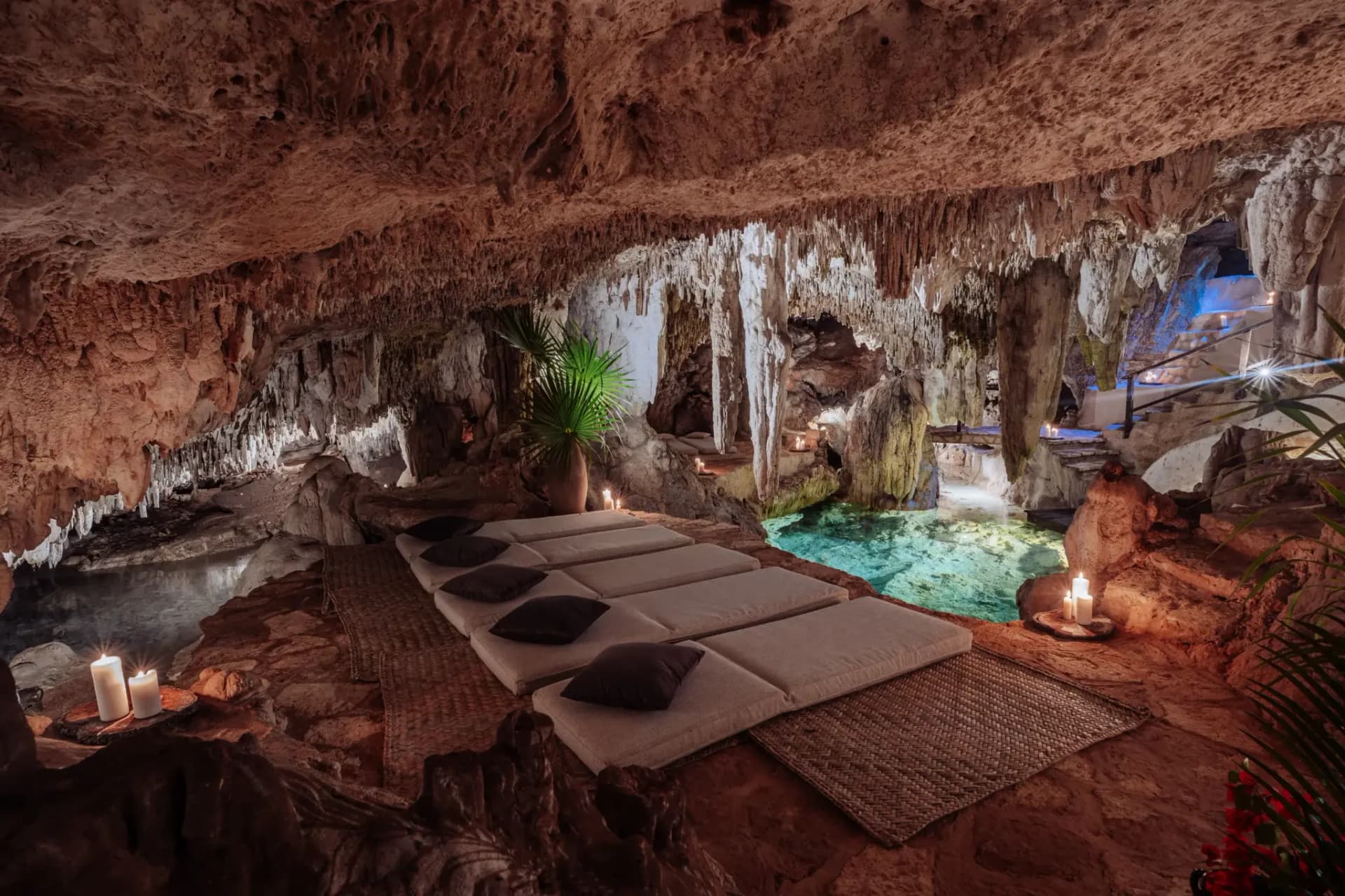 Onze Xpuha, private underground cenote with sound healing beds
